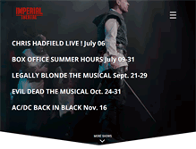 Tablet Screenshot of imperialtheatre.net